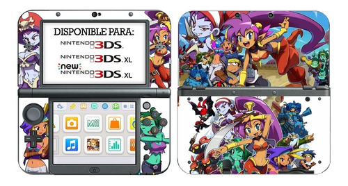 Skin New3ds Xl Shantae New Nintendo 3ds Xl Vinilo