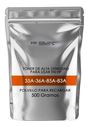 Toner Para Recarga Generico Para Hp 35a 36a 85a 83a 500 Gr