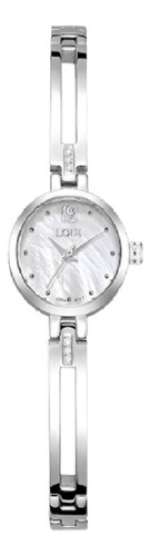 Reloj Loix La1134 Para Mujer Clásico En Acero 