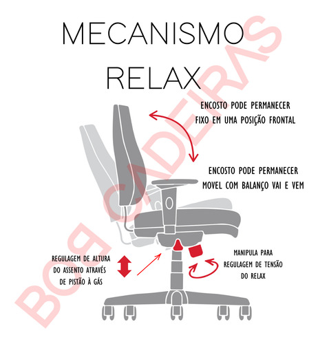 Cadeira Presidente Relax Com Braço Corsa J.serrano