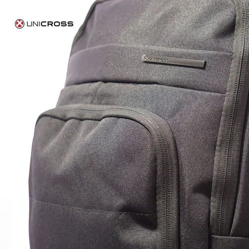 Imagen 6 de 10 de Mochila Porta Notebook Unicross 18.5 Usb 62.3665.1