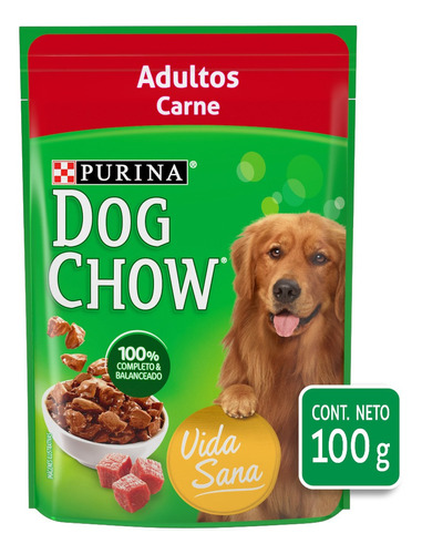 Dog Chow Adultos Carne 100gr