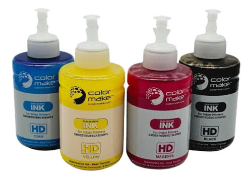 Tintas 135 Ml. Para Sublimar Colormake Cmyk