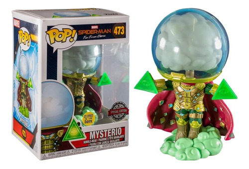 Funko Mysterio Glows  Special 473 (spider-man Far From Home)