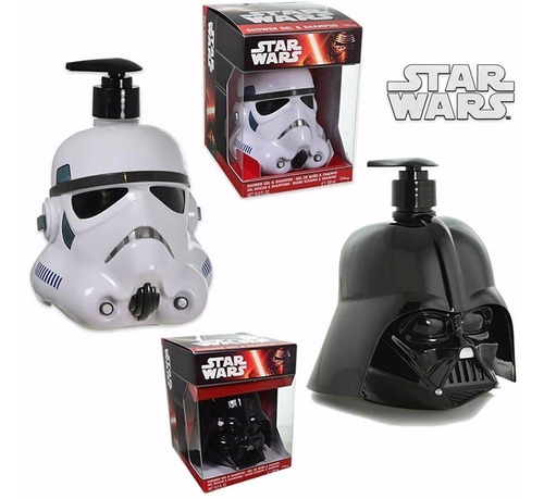 Dispensador De Jabon Liquido Star Wars Darth Vader Recargabl