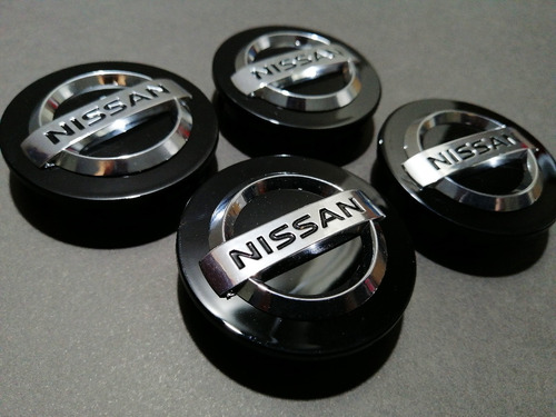 Tapas De Aros Auto Emblema Logo Nissan (juego De 4 Unidades)