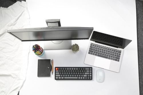 Imagen 4 de 7 de Keychron K6 White Led Brown Switches Gateron Mac-windows