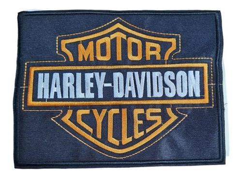 Parche Bordado Para Coser Harley Davidson Motorcycles Grande