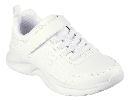 Zapatillas Skechers Dynamatic Ni a Escolar Blanca 302629l Cuotas