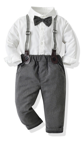 Conjunto De Traje De Vestir Para Niños, Corbata Y Pantalones