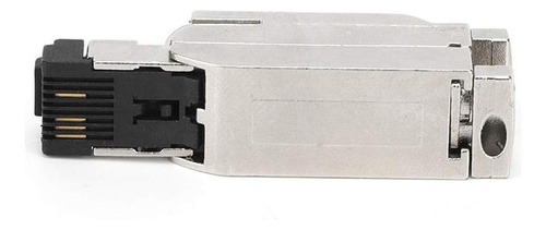 Conector Ethernet Conector De Cable De Red Plata Estable 4