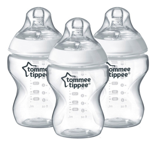 Mamadera Closer To Nature 260 Ml Pack X 3 Tommee Tippee