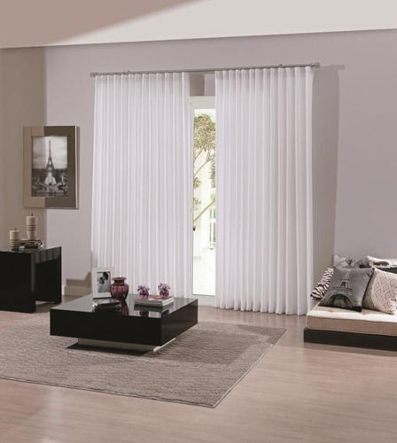 Cortina Inove Duplex Bellini Trilho Suisso 5,40 X 2,80m