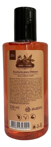 Essencia Para Difusor Amora & Pitanga 210 Ml