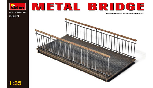 Miniart 1:35 Escala Metal Puente Plastico Modelo Kit