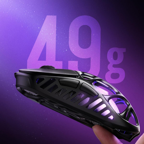 Mouse Gamer Rgb Profissional Gravastar Mercury X Pro 8k Cor Preto