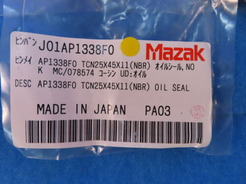Mazak Machine Rotaty Oil Grease Seal J01ap1338f0 Lot Of Ssa