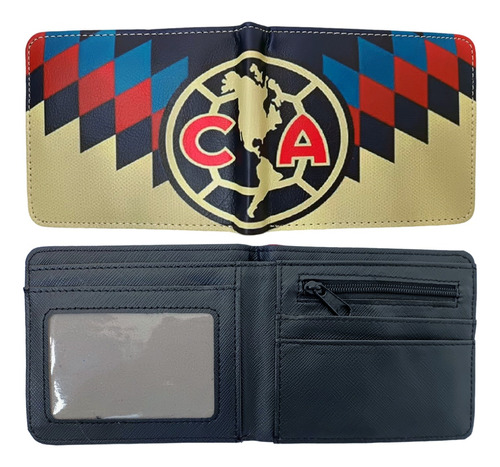 Cartera Club America Billetera Pu Futbol Soccer