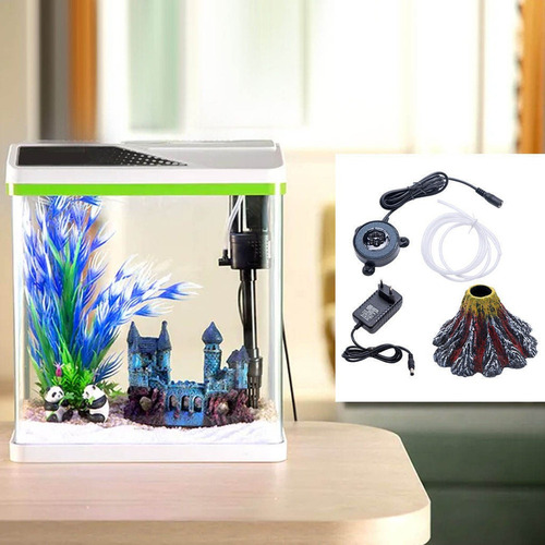 Lámpara De Tanque De Acuario Con Burbujas De Aire Sumergible