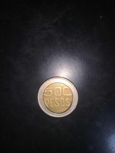 Moneda De 500 Pesos Colombianos Con Error