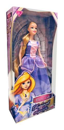Imagen 2 de 8 de Muñeca Princesa Rapunzel Articulada Original 2902 Bigshop