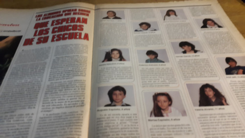 Revista Clarin N° 15298 1988 Que Esperan Los Chicos Escuela