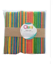 Comprar 100 Palitos Helado Color Surtidos Manualidades Maquetería