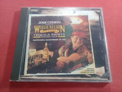 Willie Nelson  / Tequila Nights Concert Tour 1993 / Usa  B 