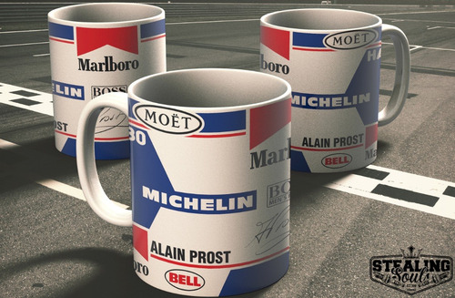 Imagen 2 de 3 de Taza De Porcelana Fierrera - Alain Prost #01 | Formula 1