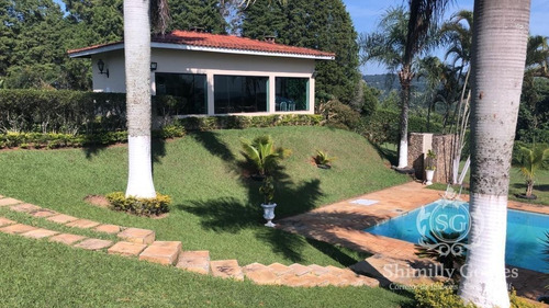 Imagem 3 de 14 de 15.000 M², Belíssima Chácara, Casa Sede E De Caseiro, Área De Lazer Completa !!