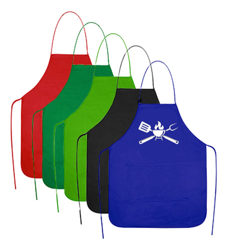 Pecheras En Tela Reutilizable Tnt Estampadas