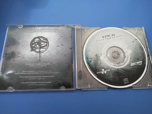 Imagem 2 de 2 de Cd Epica - Design Your Universe