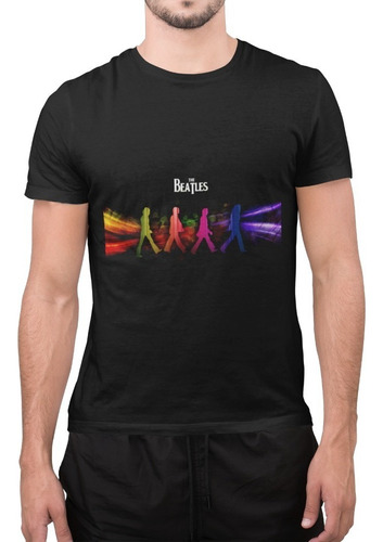 Polera Unisex The Beatles Rock&roll Prisma Estampado Algodon