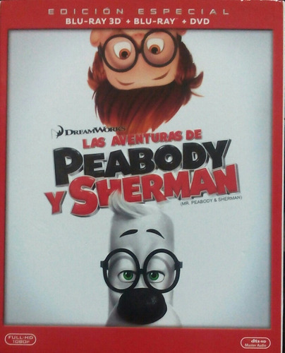 Blu Ray Las Aventuras De Peabody Y Sherman