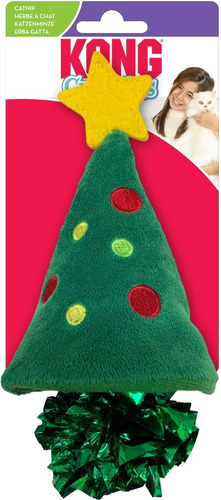 Kong Holiday Crackles Christmas Tree Juguete Gato C/ Catnip