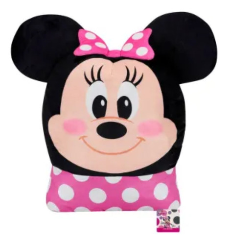 Cojín Providencia Minnie Mouse Rosa 61 X 60 Cm Poliéster