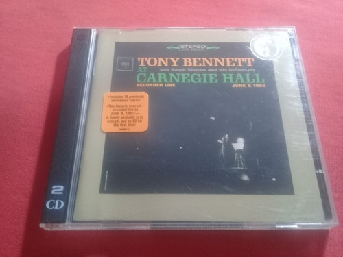Tony Bennett   - At Carnegie Hall Live 1962 Doble - Usa B1 