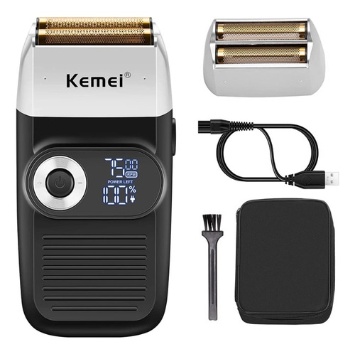 Afeitadora Shaver Cortadora Kemei Profesional Barber 2026