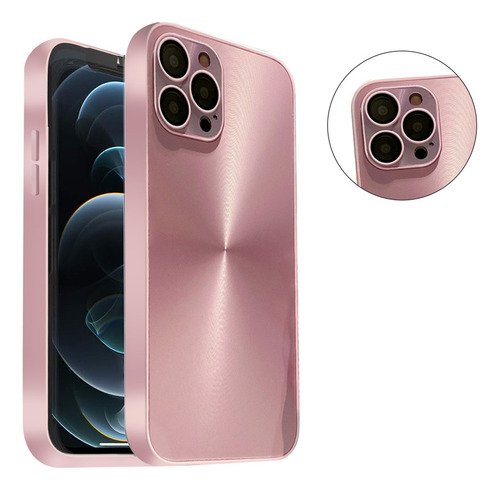 Y Funda Para iPhone Resistente De Uso Rudo Con Textura Láser