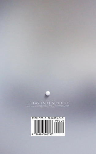 Perlas en el Sendero, de Swami Nityananda. Editorial Shanti Mandir, tapa blanda en español