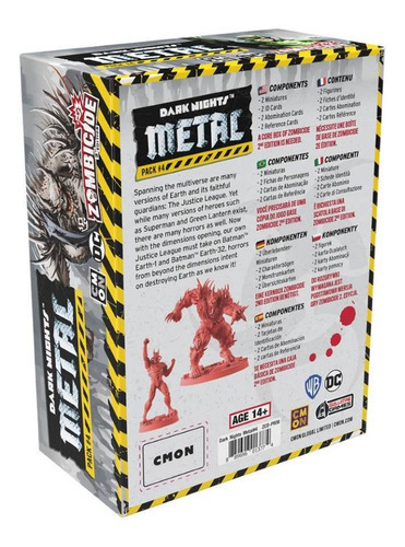 Zombicide 2ª Edição Dark Nights: Metal Character Pack 4