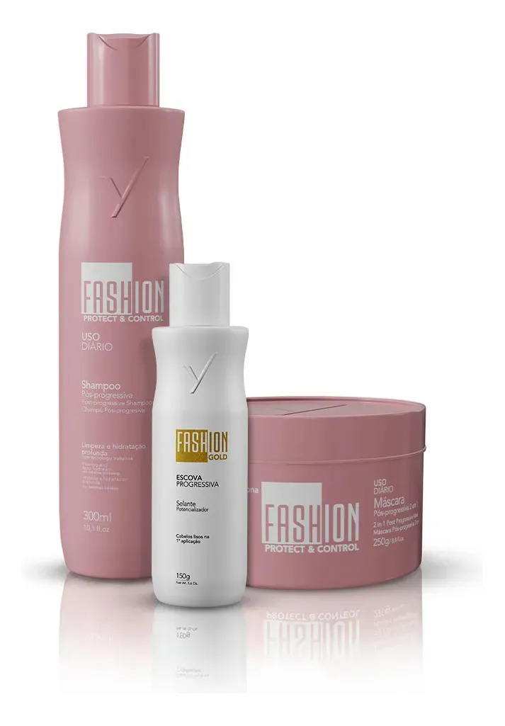 Kit Escova Progressiva Fashion Gold 150g