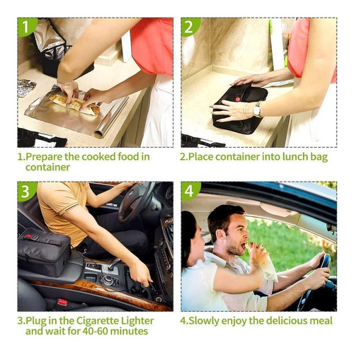 * Fiambrera Portátil For Calentar El Coche, Mini Microondas