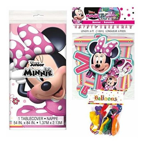 Paquetes De Fiesta - Minnie Mouse Themed Party Decorations I