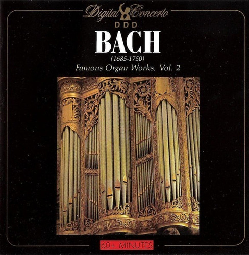 Bach Famous Organ Works Vol 2 Cd Usado Musicovinyl