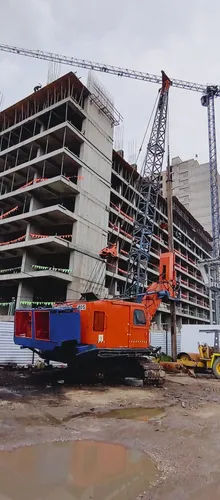 Pala Grúa Koering 405 Con Perforadora Soilmec R9g, Operativa