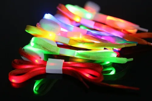 Fundación autoridad asesinato Cordones Con Led Para Zapatillas Luminosos Varios Colores