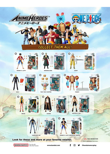 Anime Heroes Figura Acción One Piece Monkey D. Luffy