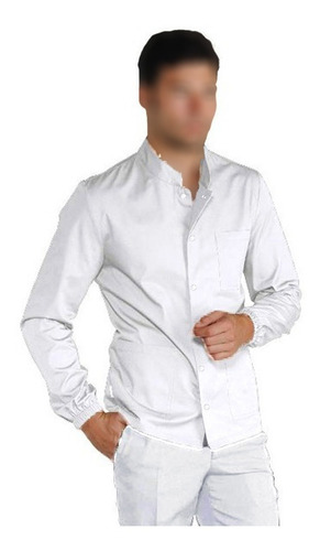 Chaqueta Mao Manga Larga Medico Hospital Farmacia T. Xs - L