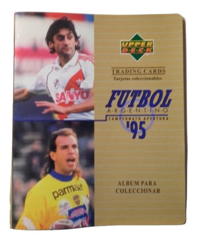 Álbum Coleccionador De Trading Cards De Fútbol Apertura 1995